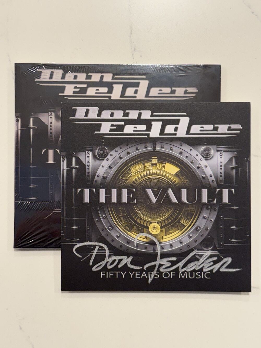 DON FELDER (Eagles) - Signed CD Autographed Art Card #2